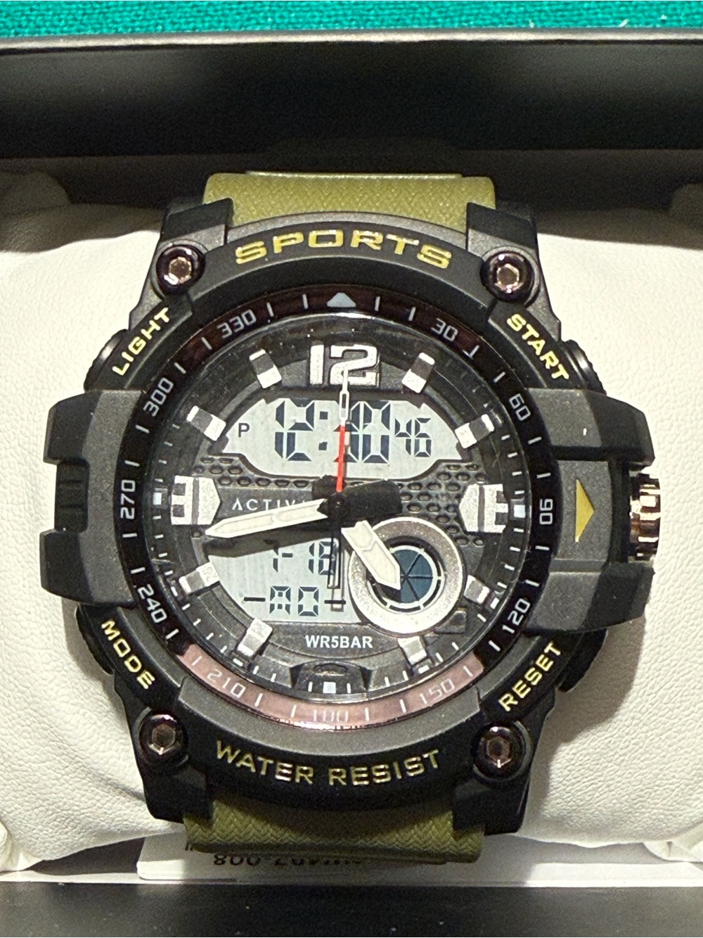 Activa Circuit X Invicta Men's Watch 54mm Green ACW497-008 New With Box & Paper